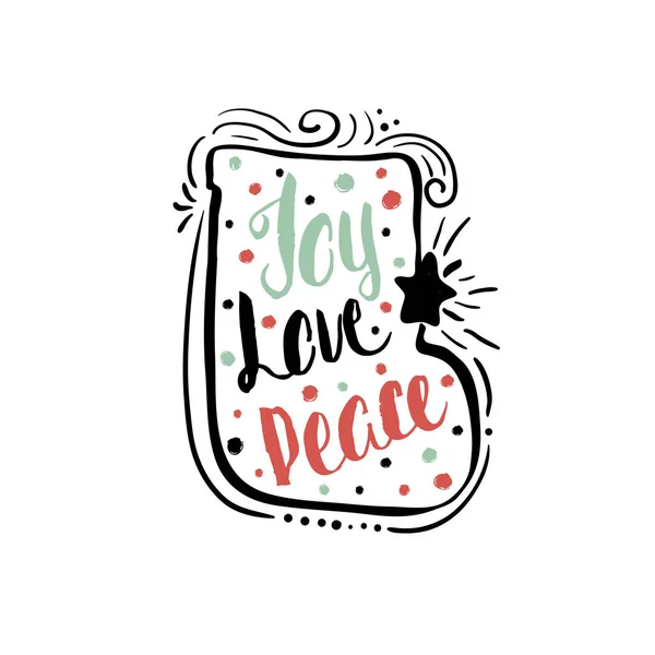 El tatil yazı çekilmiş. Yılbaşı tebrik kartları, kırtasiye, Hediyelik Etiketler, scrapbooking, el ilanları, davetler için benzersiz yazı. Vektör Trendy xmas tasarım öğeleri.