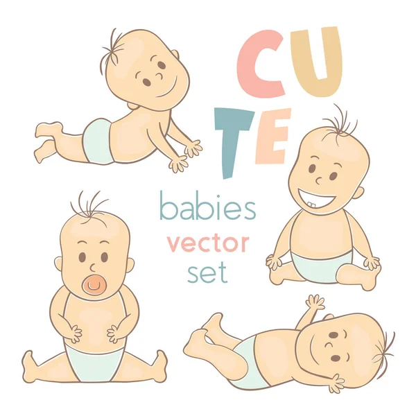 Bebes Acostado Vectores Graficos Imagenes Vectoriales Depositphotos