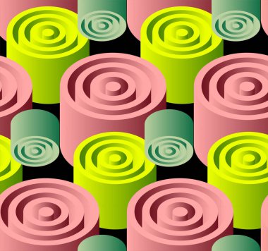 Kusursuz soyut desen. Vektör çizimi. Kumaş, ambalaj kağıdı, duvar resmi, dijital kağıt, duvar kağıdı ve benzeri şeyler için uygun