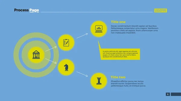 Business Infographic Tree diagram Slide Royaltyfria illustrationer