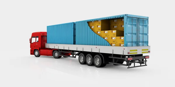 World wide cargo transport concept. 3d illustration — Stock Photo, Image