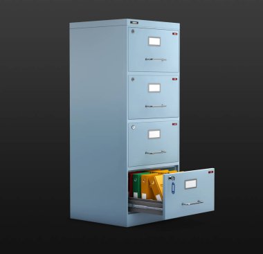 3D çizim dosyaları dosya dolabında