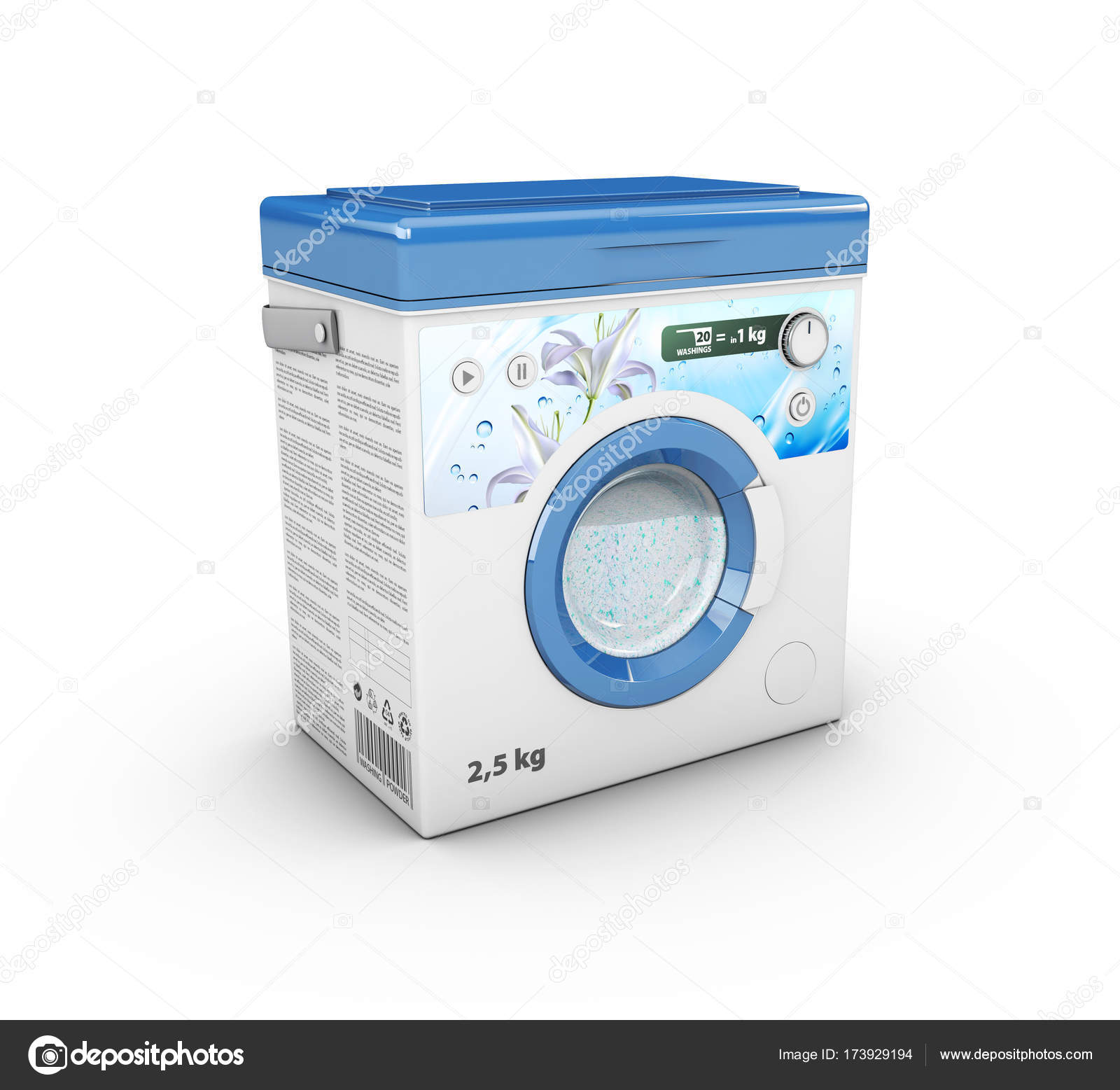 washing powder box