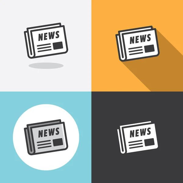Logo gazete Icons set