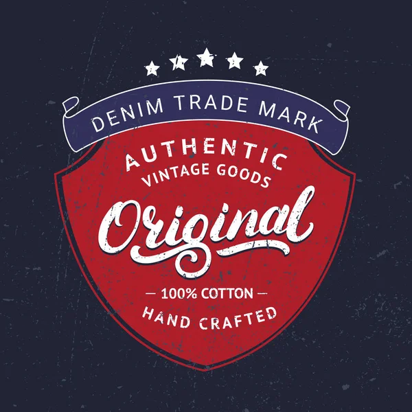 Özgün el yazı etiket, rozet, tee baskı için yazılı.