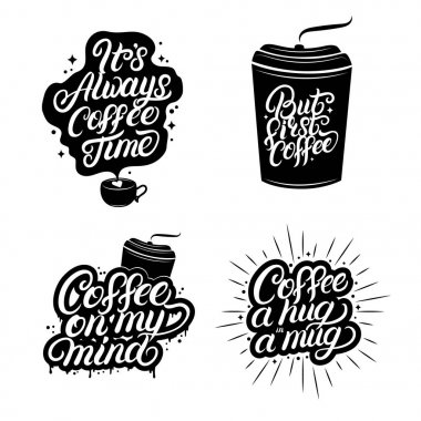 Tırnak kahve kümesinin yazı el yazılı.