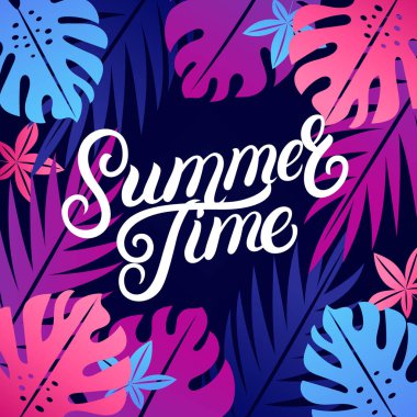 Yaz saati el yazı yazılı 