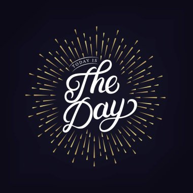 Bugün gün el yazılı metin yazı olduğunu