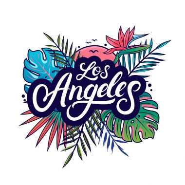 Los Angeles el yazı yazılı