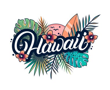 Hawaii el yazı yazılı
