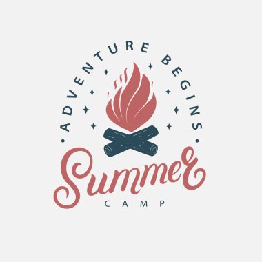 Yaz kampı el yazı yazılı