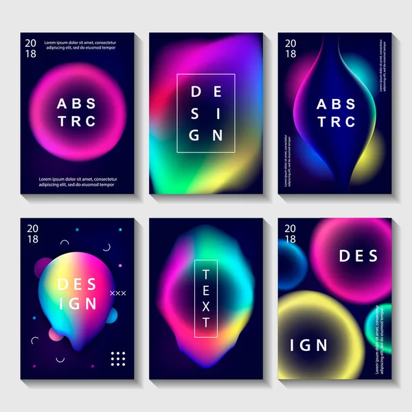 Sor kreatív tervezési plakátok — Stock Vector