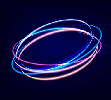 Hareket, Neon bulanık daireler.