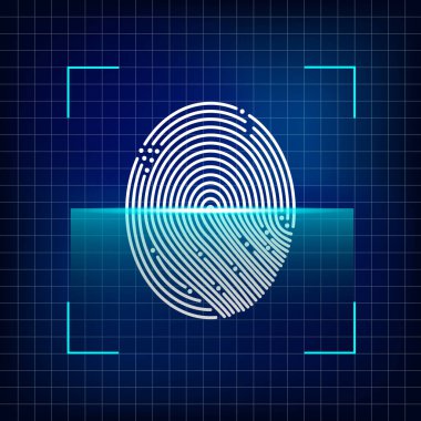 Parmak baskı tarama sistemi.