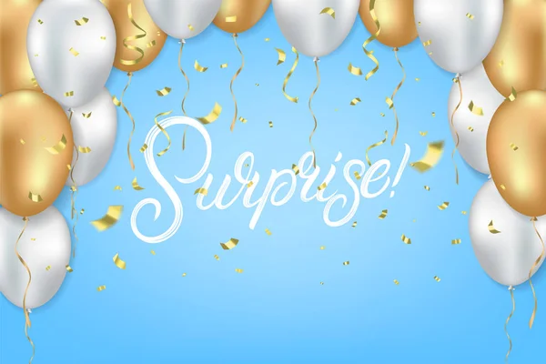 Modèle de célébration surprise — Image vectorielle