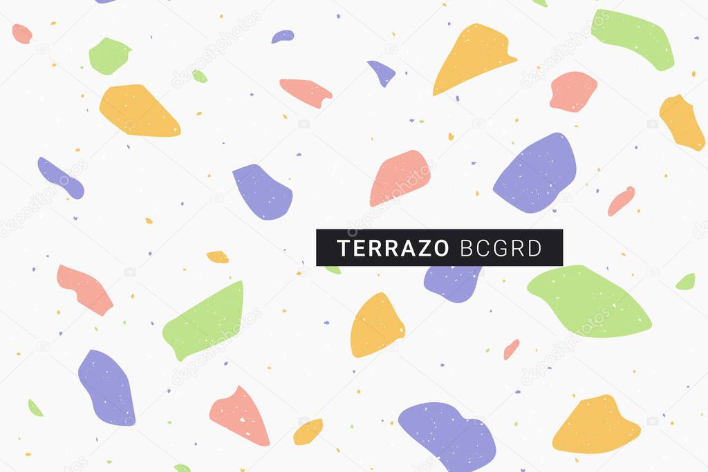Terrazzo modern print background