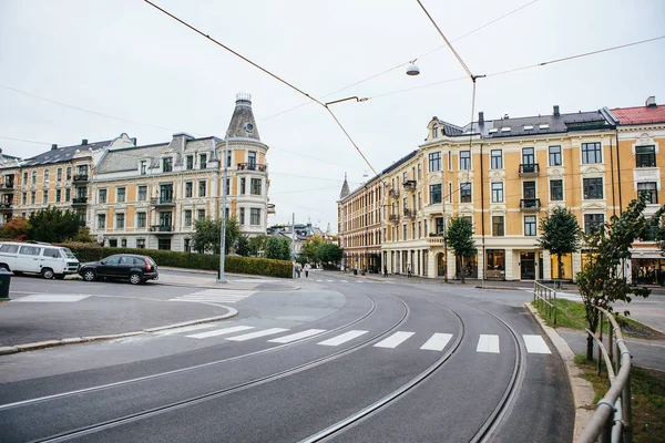 Cidade de outono na Europa — Fotografia de Stock