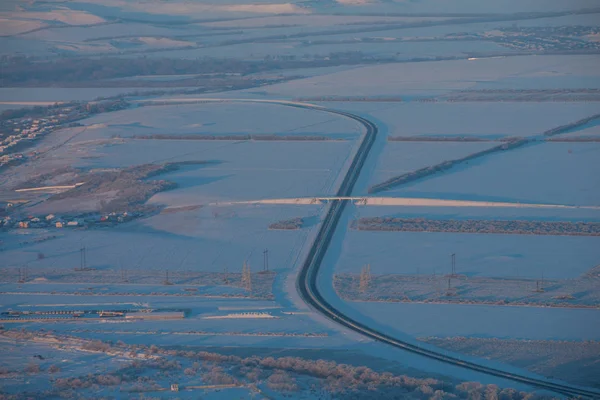 冬の高速道路 — ストック写真
