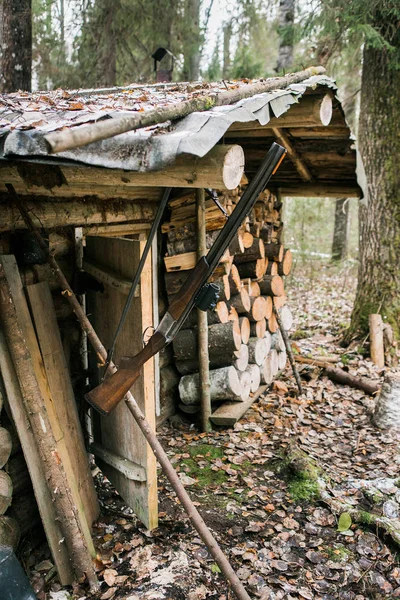 Jacht geweer hunging — Stockfoto