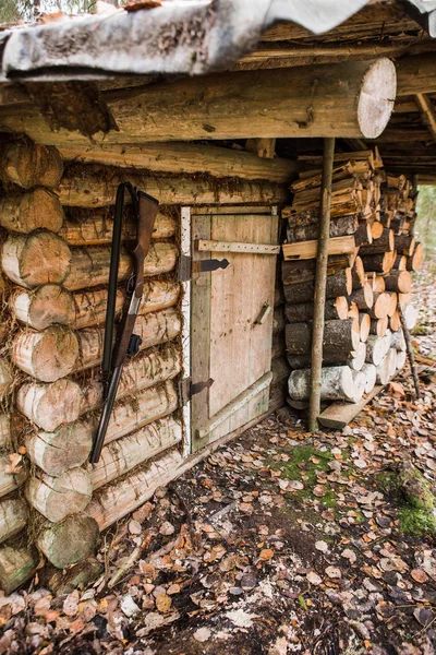 Oude houten huis — Stockfoto