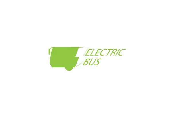 Εικονίδιο του ηλεκτρικού λεωφορείου. — Διανυσματικό Αρχείο