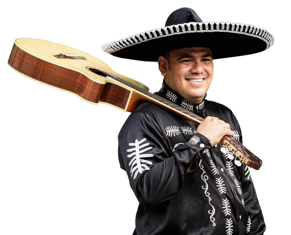 Mariachi con una guitarra — Foto de Stock