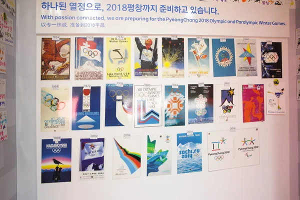 Logotipes зимових Олімпійських ігор — стокове фото