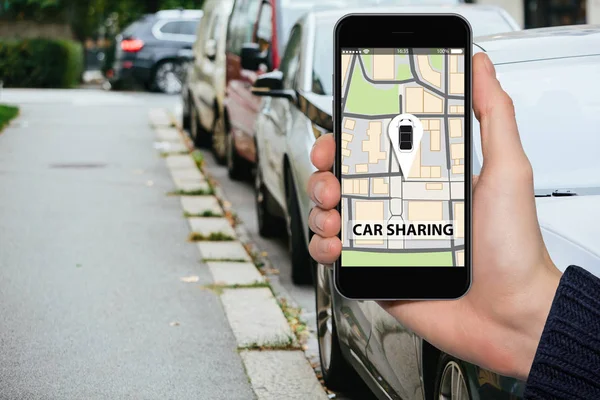 Carsharing-Konzept — Stockfoto