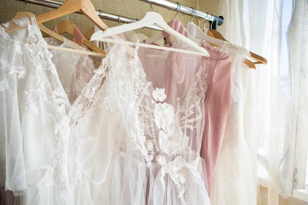 Designer lace dresses — Stock Photo, Image