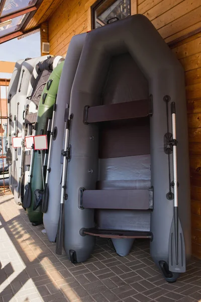 Boats in the store — Stock Image Boats in the store Stock Photo