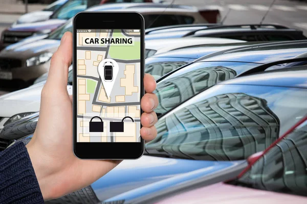 Concetto di car sharing — Foto Stock