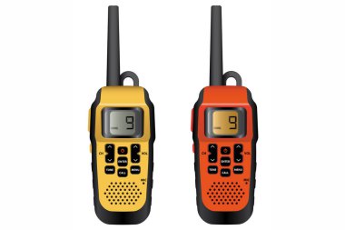 Realistic walkie talkie  clipart