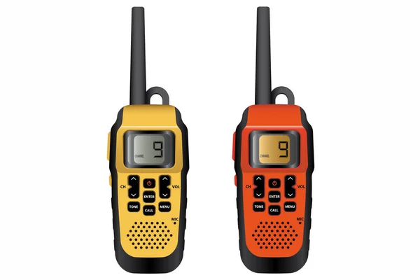 Realistyczne walkie talkie — Zdjęcie stockowe