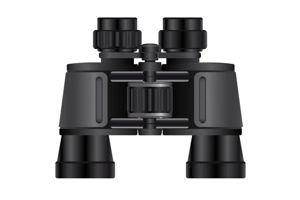 Realistic binoculars isolated on white — Stock Photo, Image