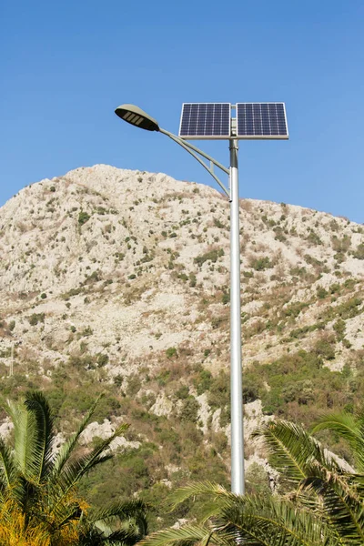 Street LED lights with solar panels