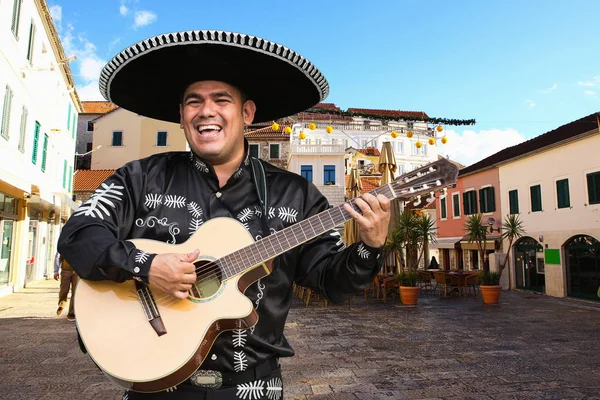 Мариачи, музыкант Мексики — стоковое фото