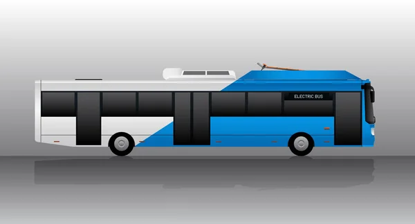 Elbuss med tvåfärgad design — Stock vektor