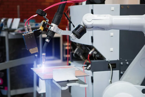 Automatic welding robot — Stock Photo, Image