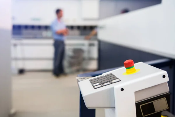 Painel de controle automático da máquina — Fotografia de Stock