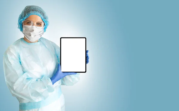 Medical Doctor Digital Tablet — Stock Photo, Image