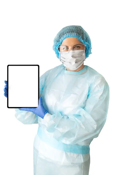 Medical Doctor Digital Tablet Stock Picture