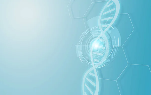 Background Dna Symbol Genetic Engineering Biotechnology — Stock Photo, Image