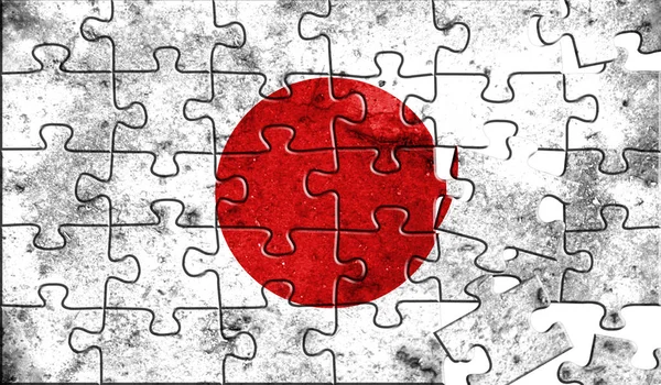 Flag of Japan ,puzzle