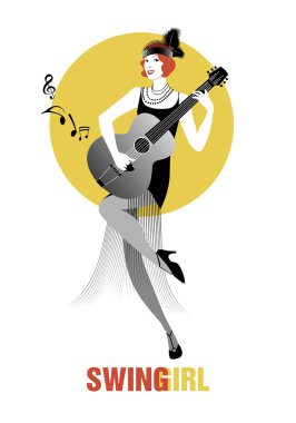 Kadınlar gitar çalmak