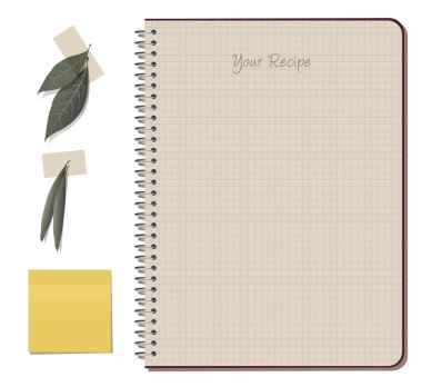 Defter ve zeytin el çizilmiş kroki