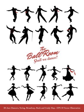 Yirmi caz dansçılar. Swing, Broadway, Rock ve Lindy Hop