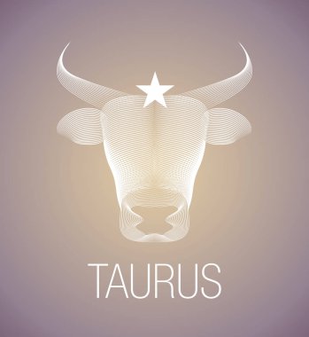 Zodyak işareti. Koç. Vektör çizim