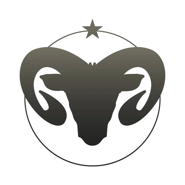 Sterrenbeeld. Aries. Vectorillustratie — Stockvector