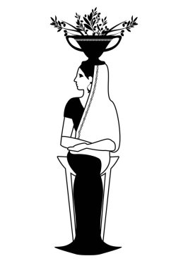 Zodyak antik Yunan tarzında. Başak. 