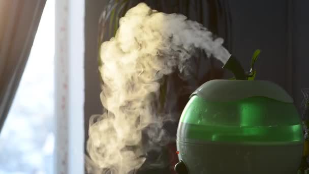 空気加湿器は水分を分散させる — ストック動画